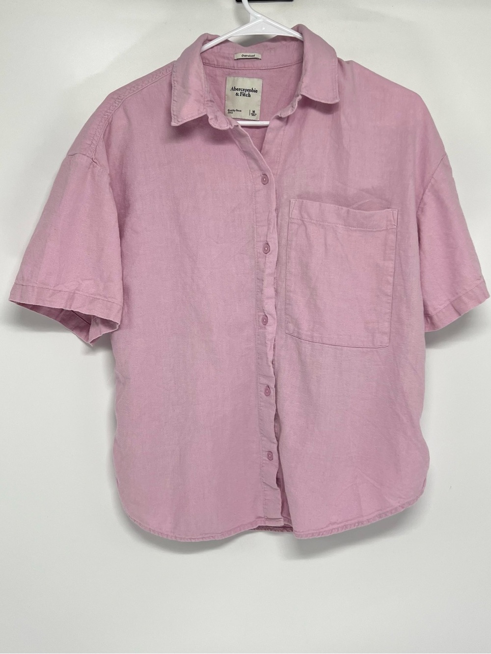 Abercrombie & Fitch linen blend shirt medium